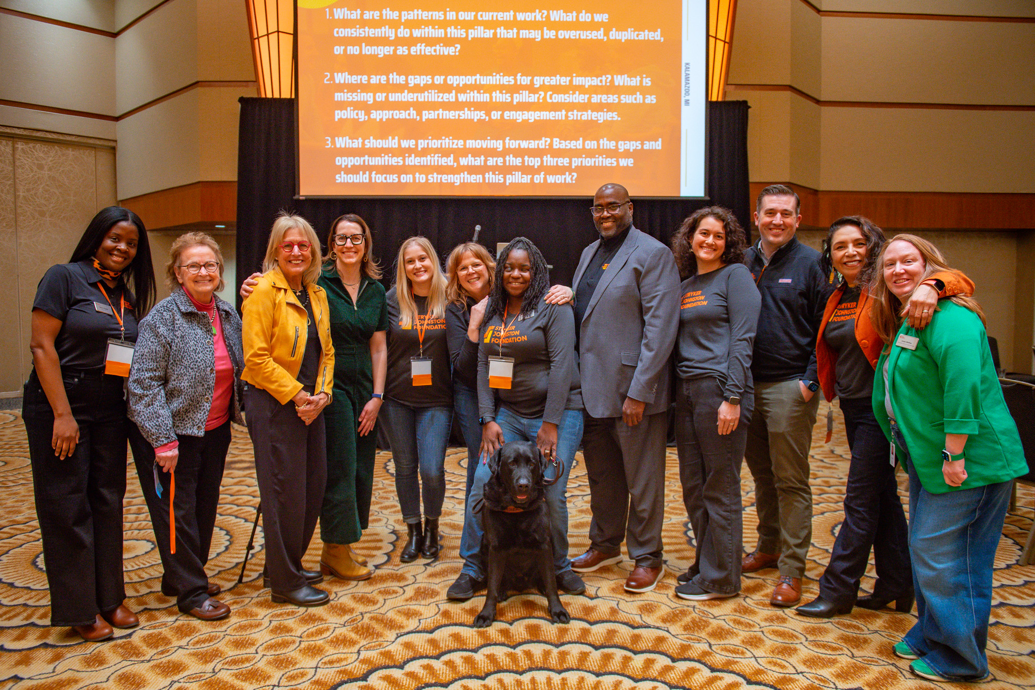 Stryker Johnston Foundation staff and community partners gathered at a convening